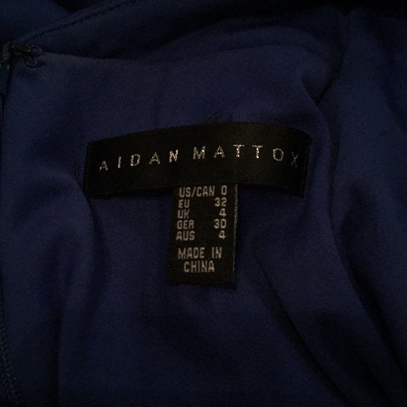 Gorgeous royal blue Grecian gown - Picture 8 of 8